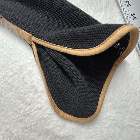 Jaskar Womens Black Knit Hand-Painted Cardigan Sweater Small Art to Wear Buttons - Picture 8 of 13